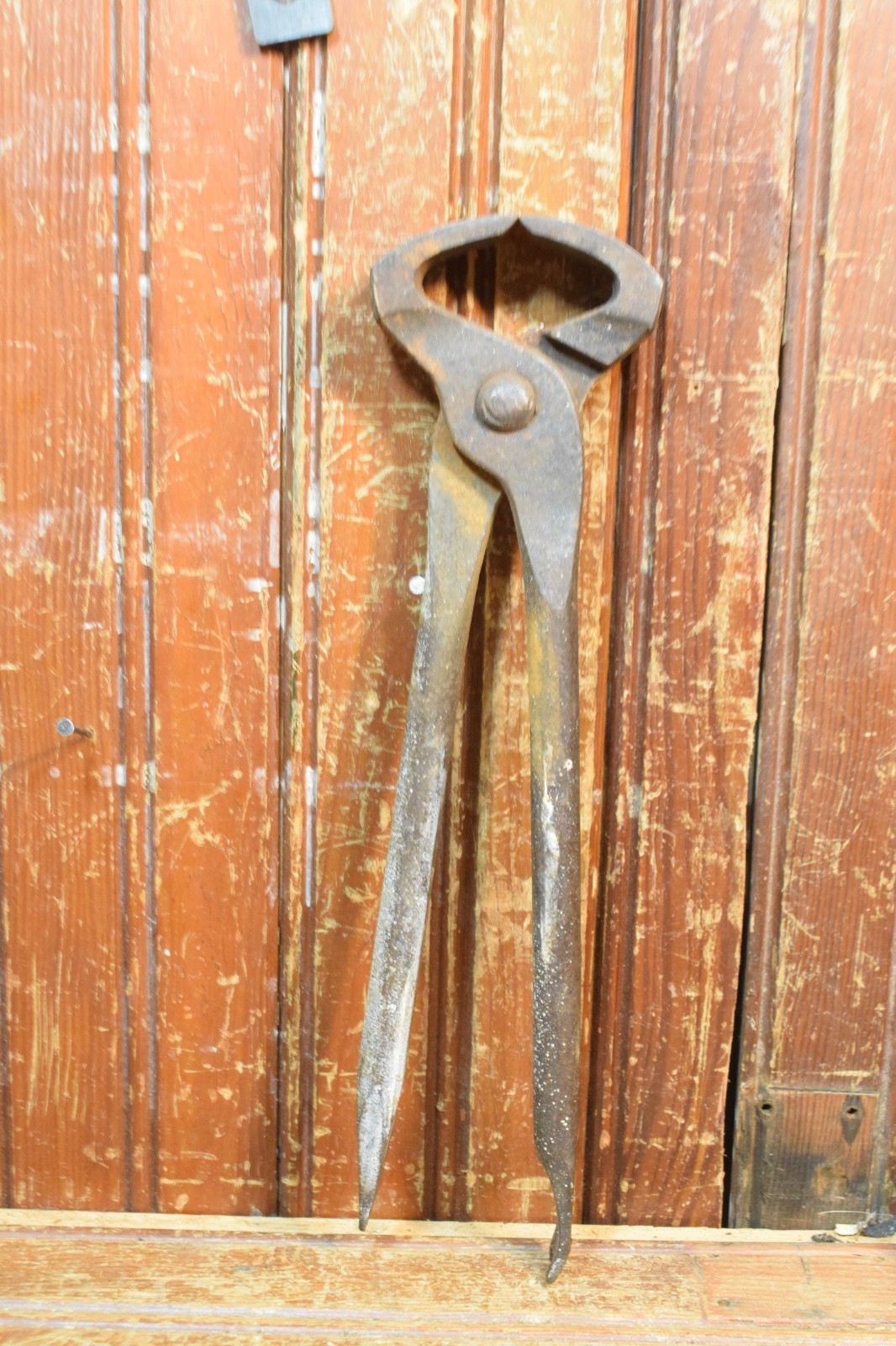 P.S. & W. FERRIER'S PLIERS HORSE SHOES HAND TOOL PECK STOW WILCOX VINTAGE 1900s