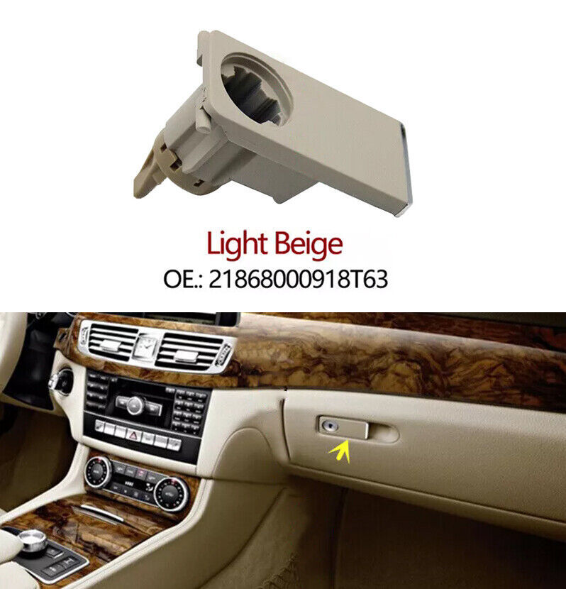 Beige Glove Box Compartment Lid Latch Handle Switch For Benz W218 CLS 2012-2017