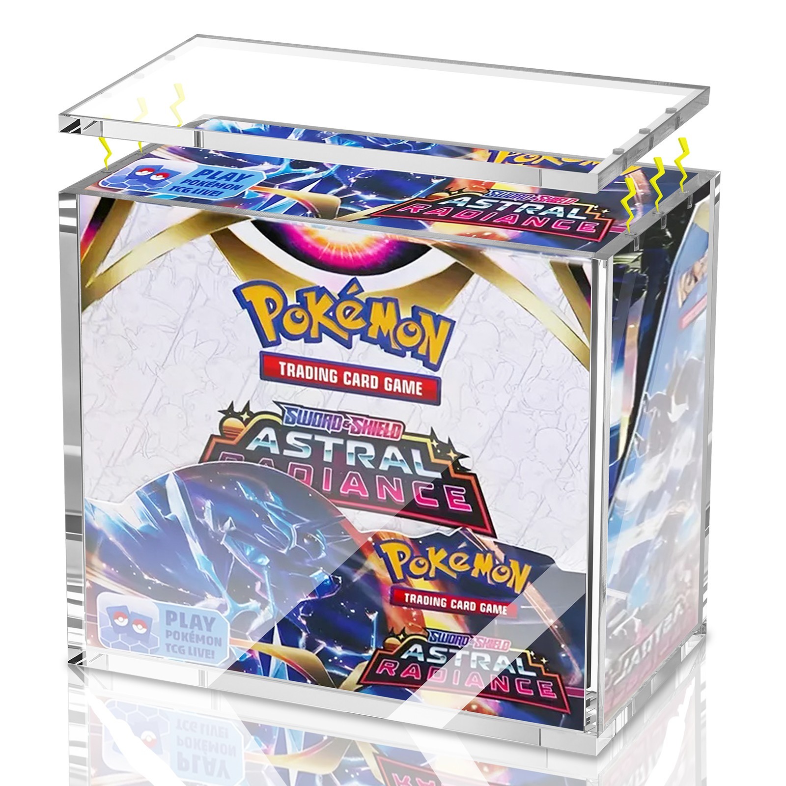 Pokemon Magnetic Booster Box Acrylic Case! Pokémon Card Protective Display!