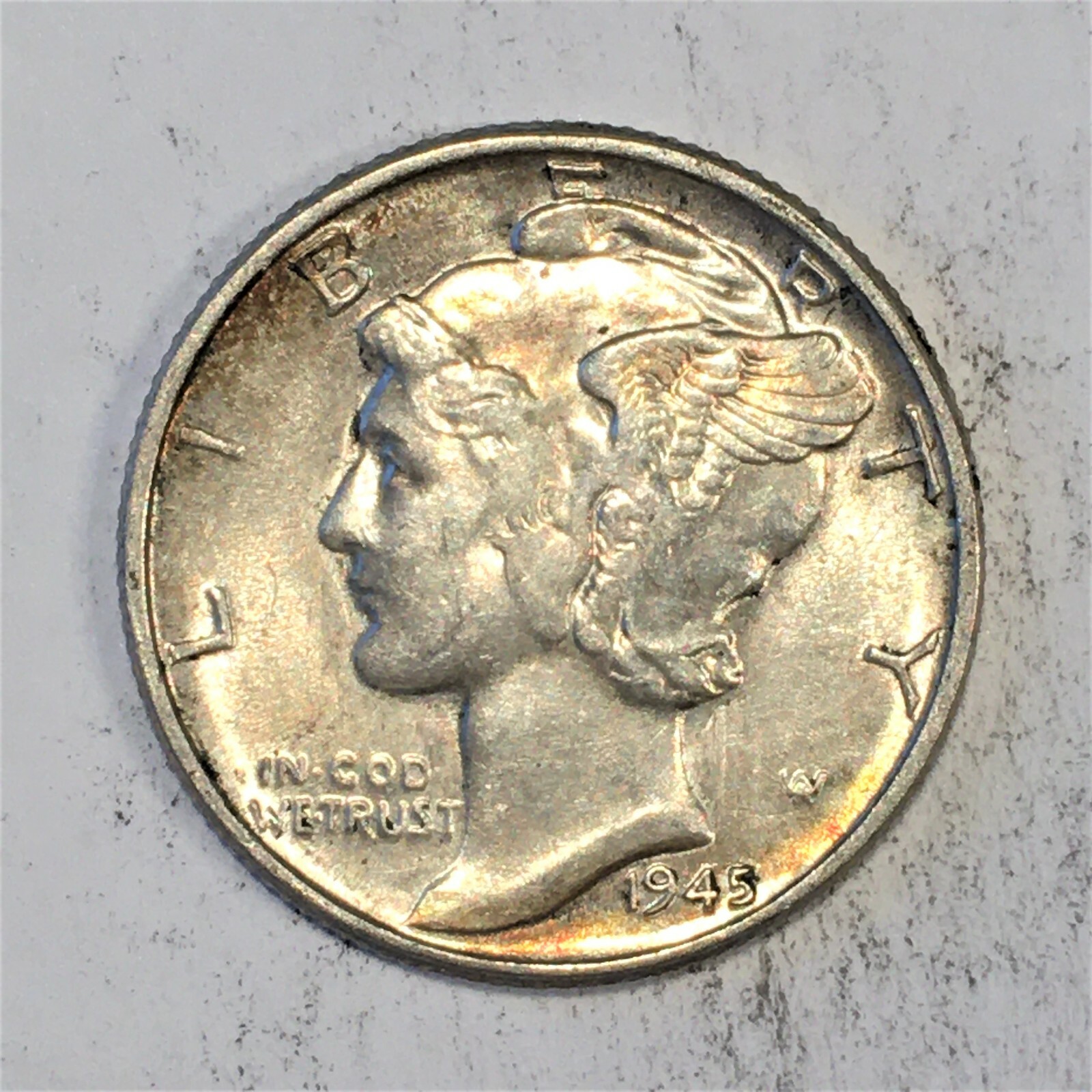 1945 Mercury Dime - High Quality Scans #L844