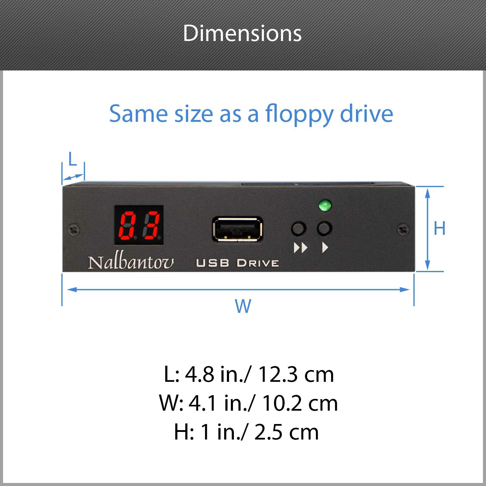 USB Floppy Disk Drive Emulator N-Drive 100 for Sequential Circuits Studio 440