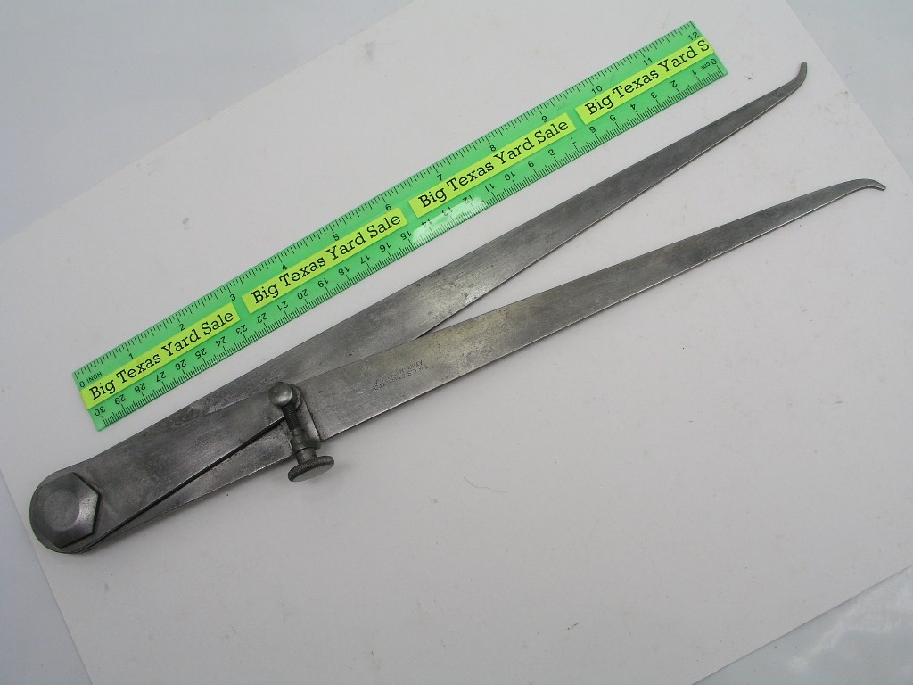 14" Leg Starrett Inside and Outside Caliper Set