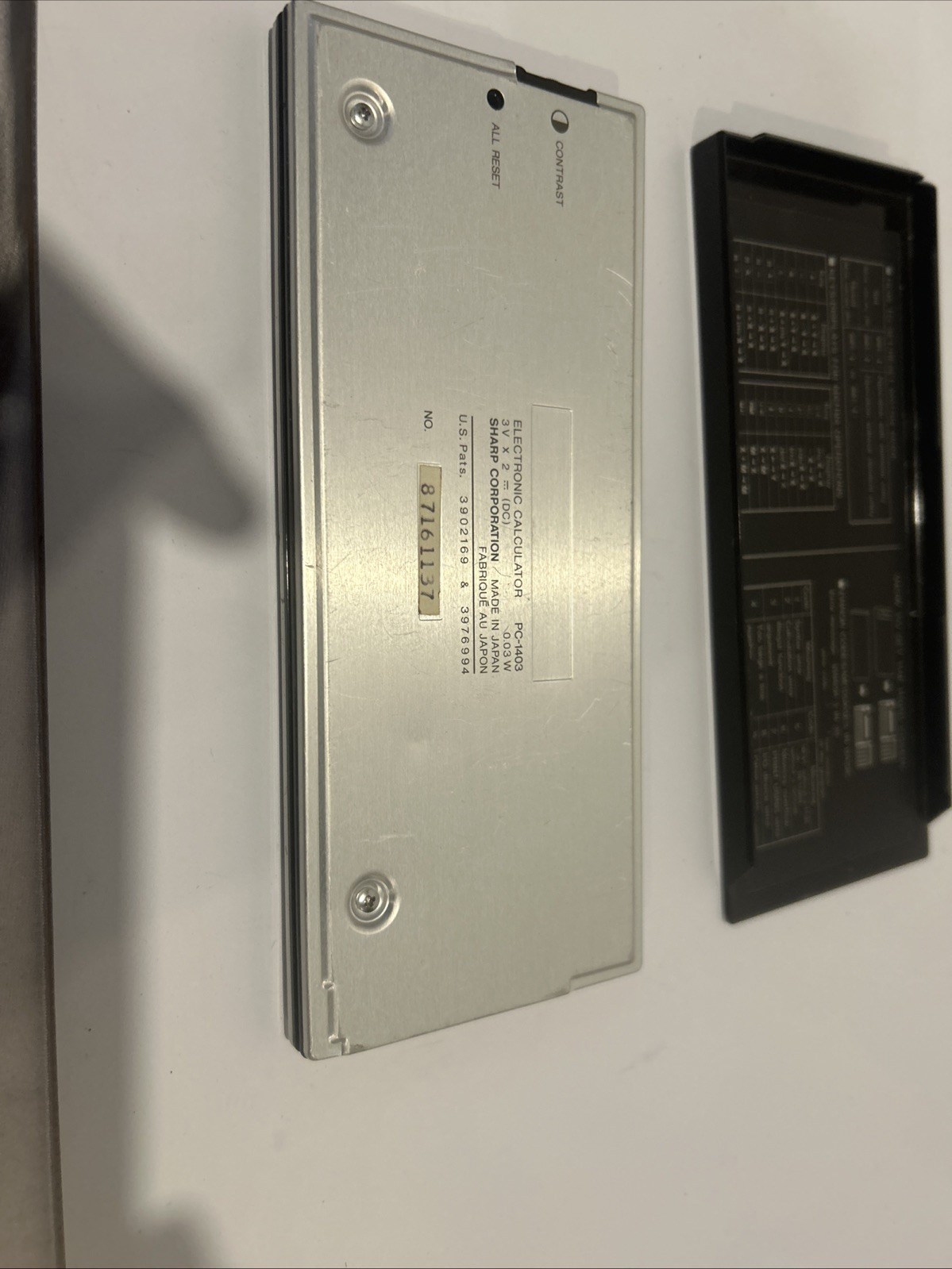 Sharp PC-1403 Pocket Computer Calculator Works New Batteries
