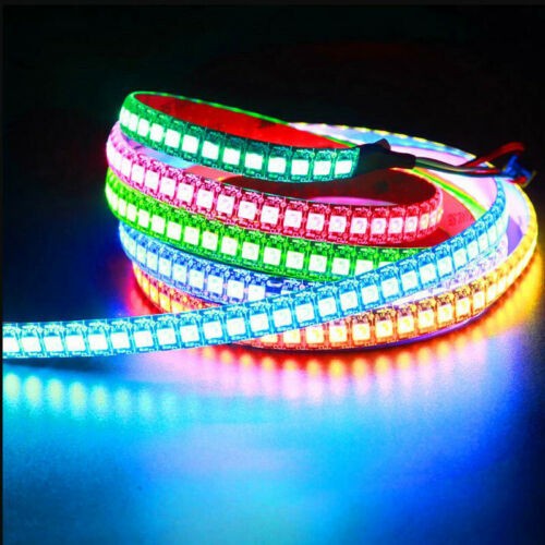 5050 WS2812B RGB IC LED Strip Lights 144 LEDs Pixel Individual Addressable DC5V