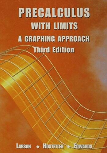 Precalculus with Limits: A Graphing Approach - Hardcover By Larson, Ron - GOOD