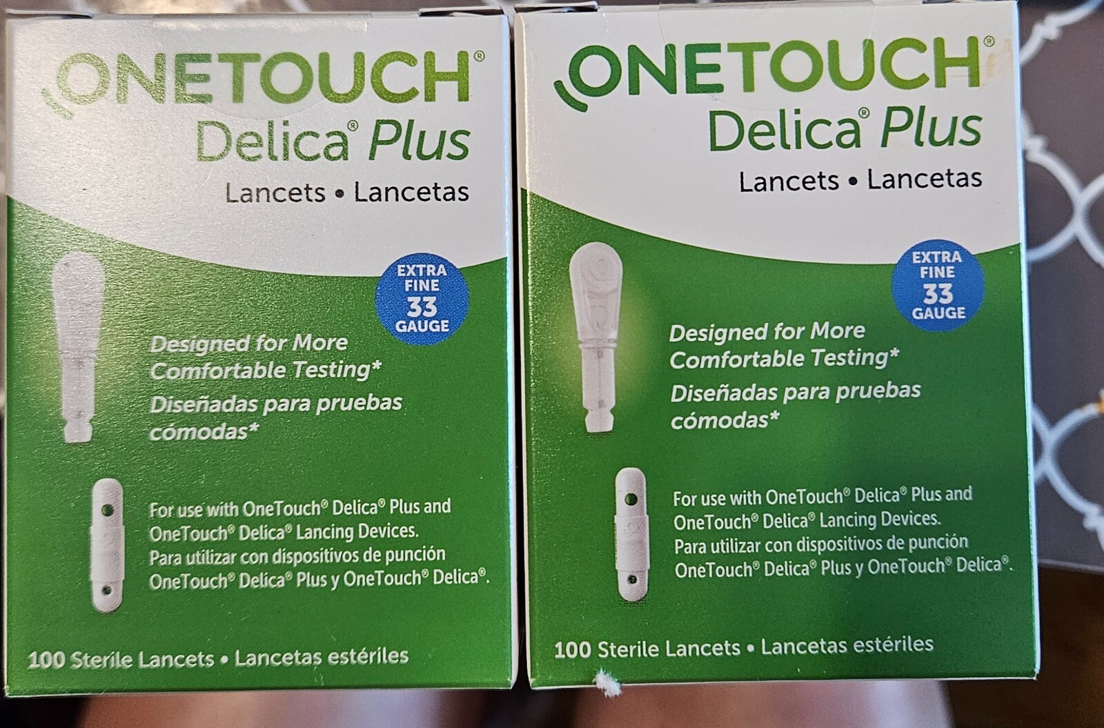 200 ONE TOUCH DELICA PLUS 30 GAUGE LANCET (2 Boxes of 100)