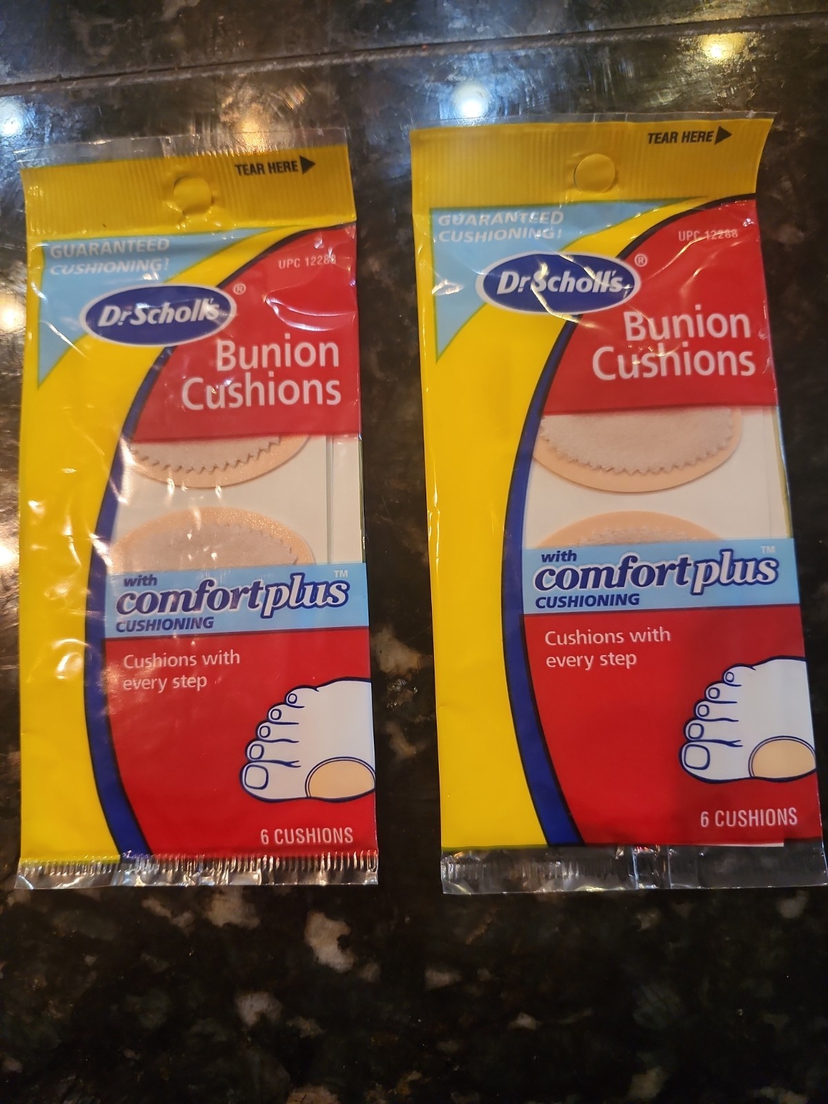 Dr Scholls BUNION Cushions Felt 6ct ( 2 pack )