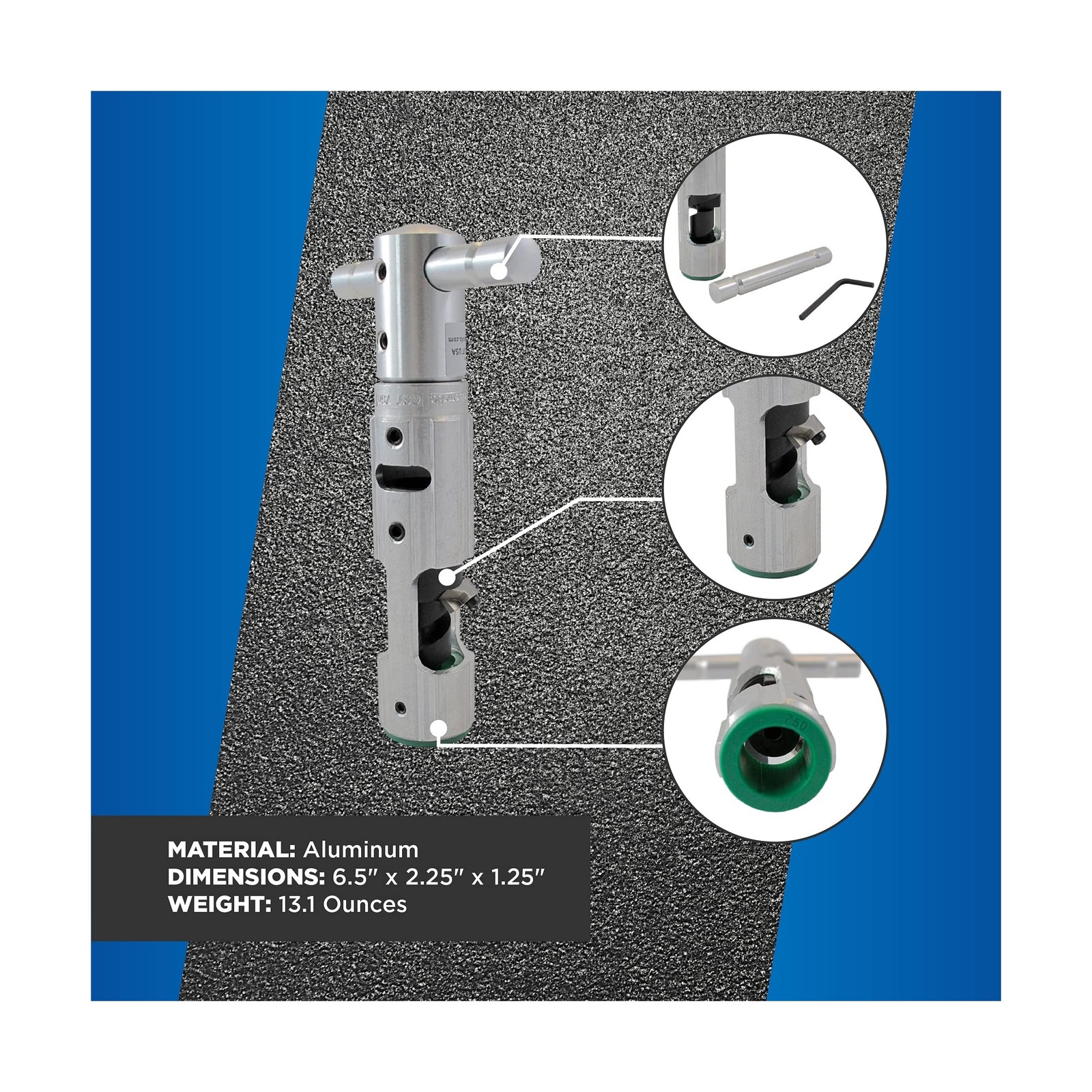 Cablematic CST 750 Green Combo Coring and Stripping Tool for Professional Tec...
