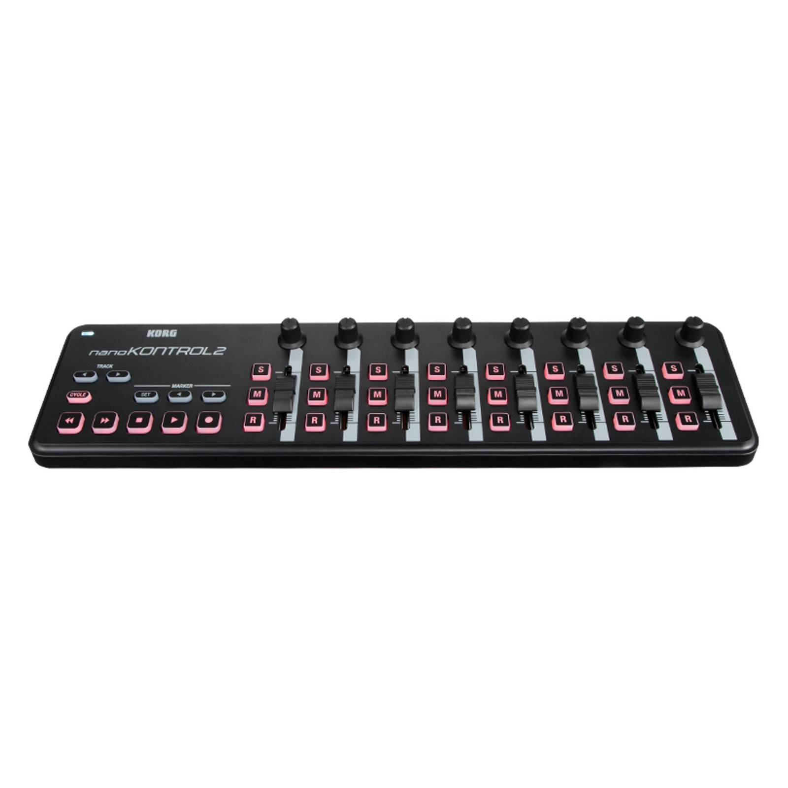 Korg nanoKONTROL2 Slim-Line USB Control Surface, Black