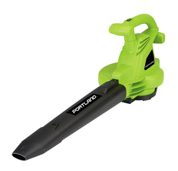 PORTLAND 12 Amp, 3-in-1 Electric Blower Vacuum Mulcher