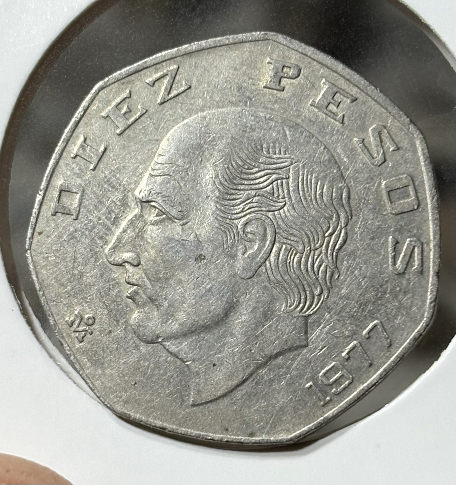 1977 Mexico 10 Pesos Ten