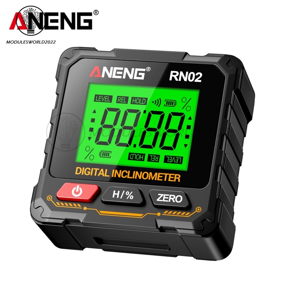 ANENG Magnetic Digital Level Box LCD Angle Finder Protractor Inclinometer Gauge