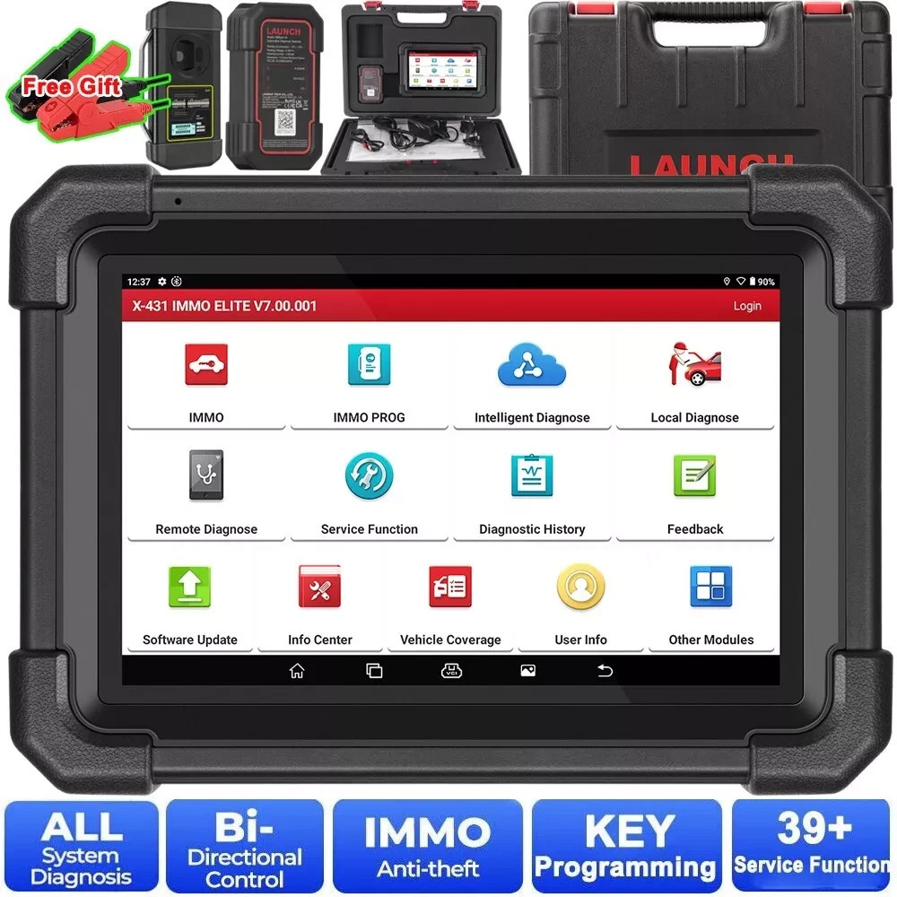 LAUNCH X431 IMMO ELITE PLUS PAD VII Car Diagnostic Tool Key Programming Scanner
