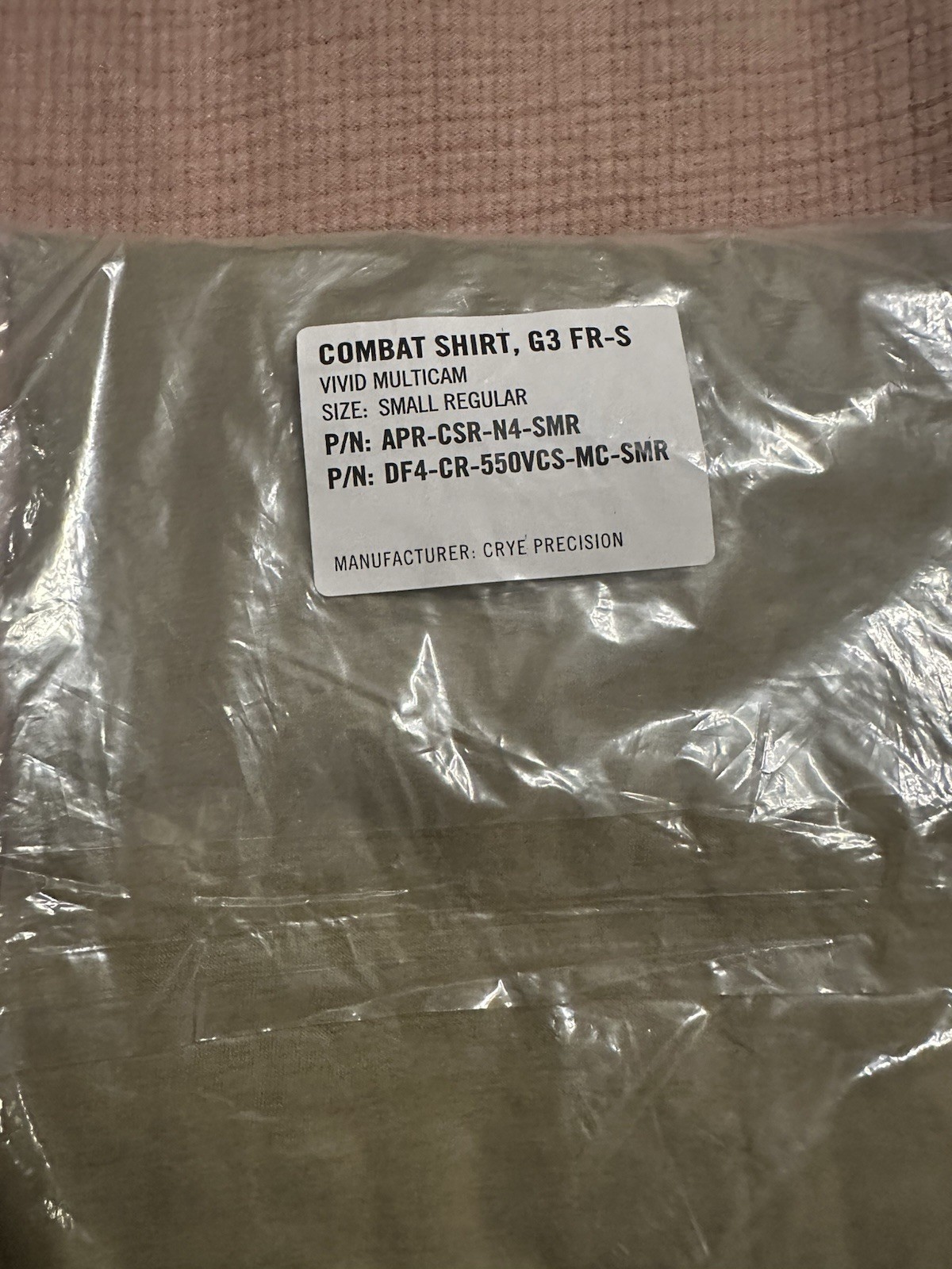 Crye Precision Combat Shirt G3 FR-S Small Regular Multicam APR-CSR-N4-SMR