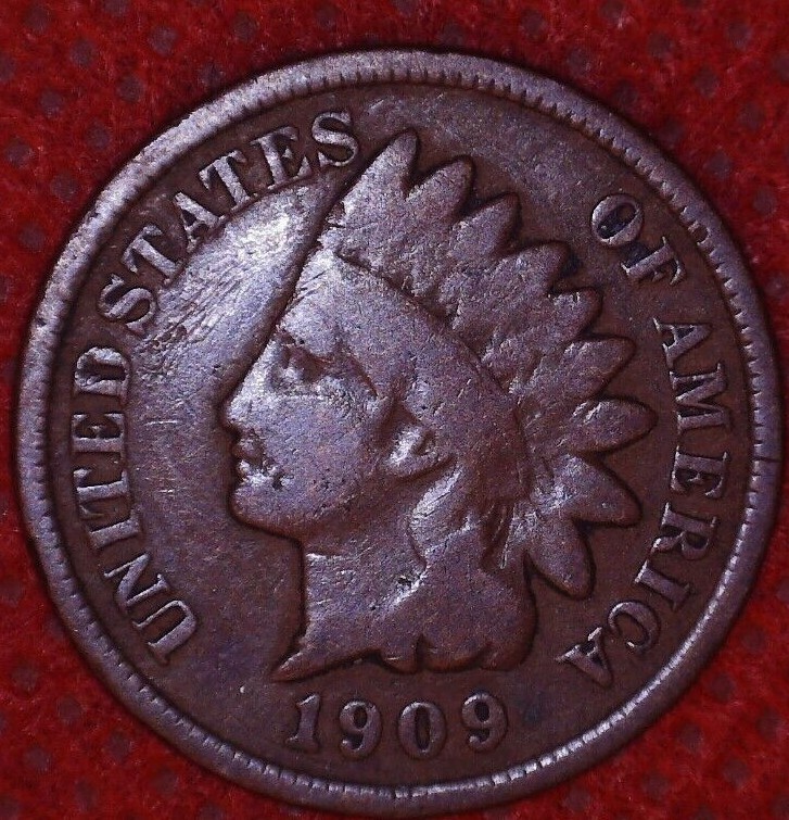 1909 Indian Head Cent Penny 1(C) Better Date #138