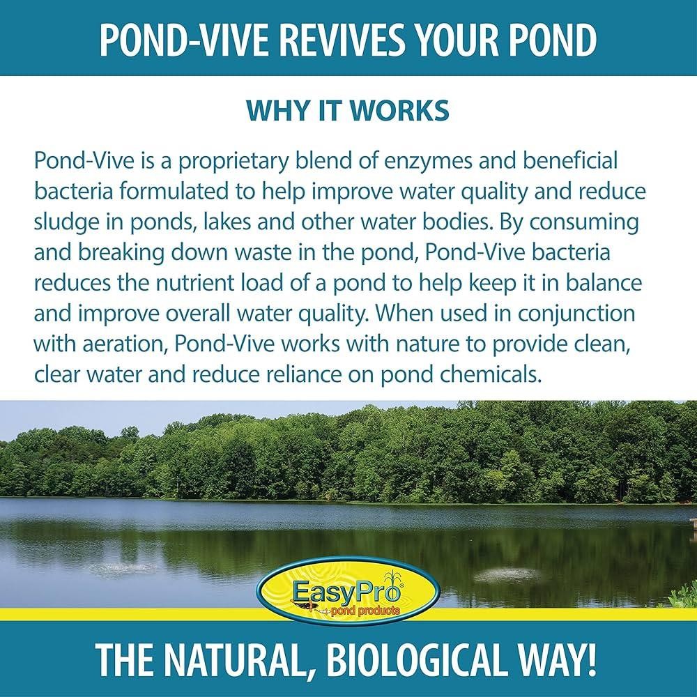 EasyPro Pond-Vive Bacteria X 100 lb.Drum Bulk PB100XL
