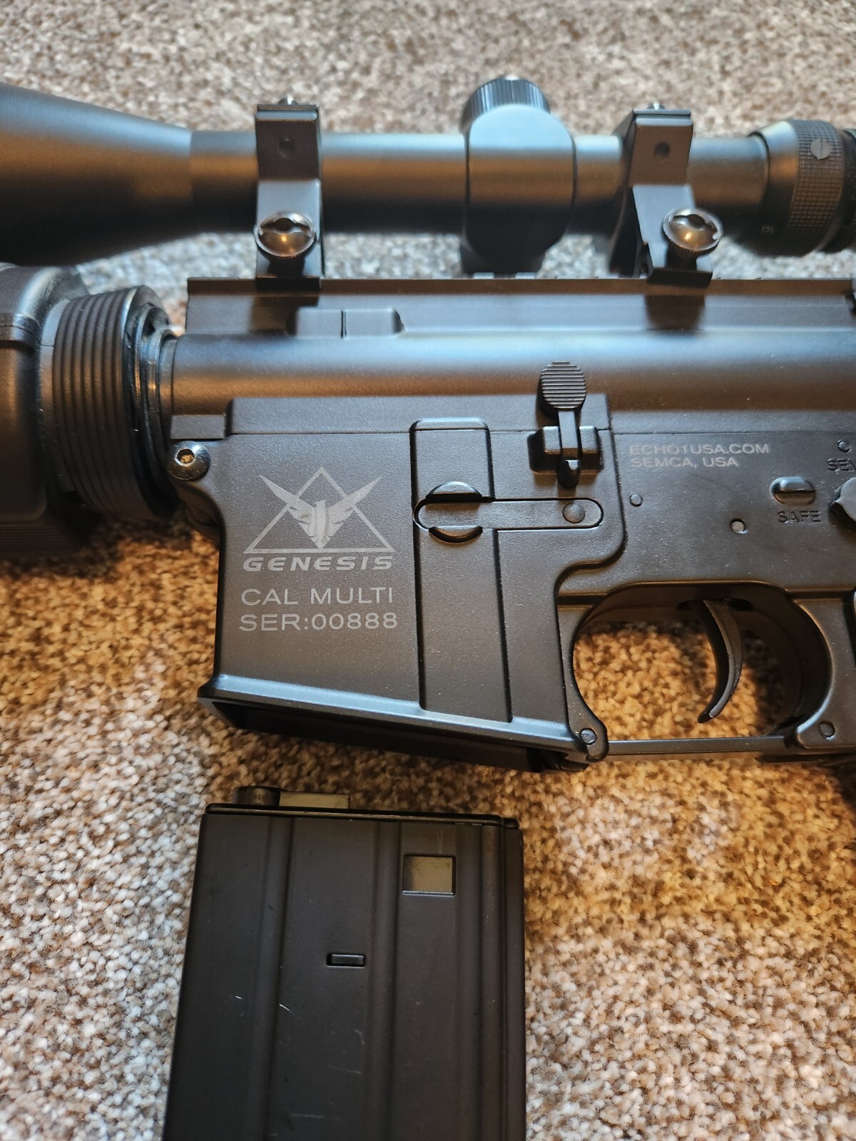 Echo1 Genesis M4 Commando Carbine Combat AEG Airsoft Rifle