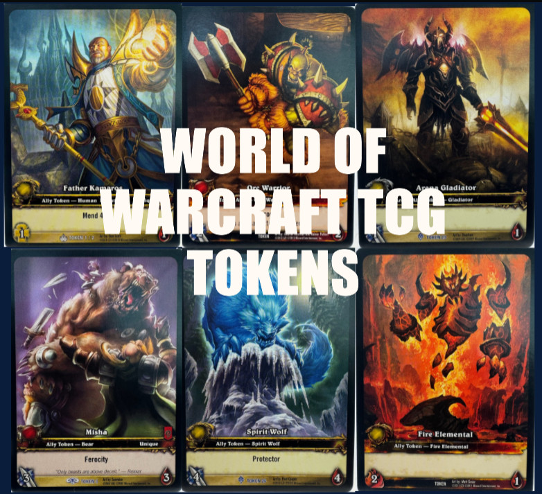 World of Warcraft TCG Token Cards (Sorted Alphabetically) - You Pick