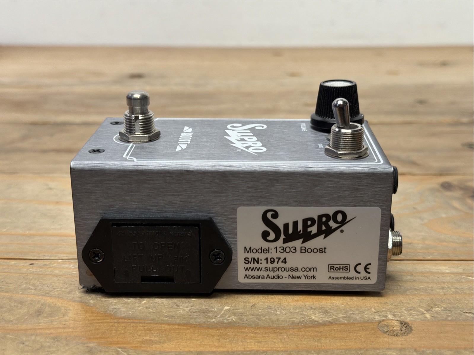 Supro Boost Model 1303 Booster Overdrive Guitar Effect Pedal! Used