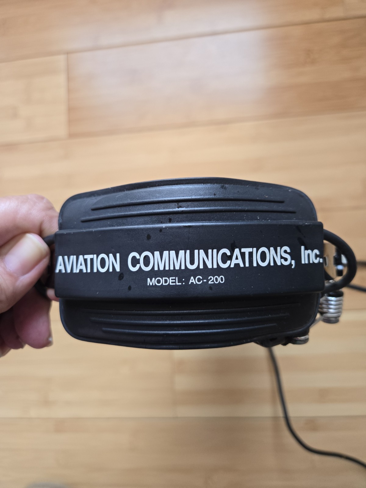 Aviation Communications Inc AC-200 Headset Dual Plug Not Tested