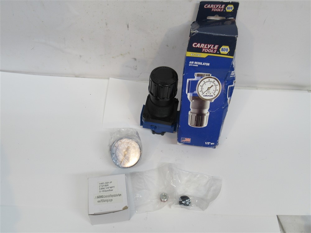 Carlyle Tools 61-1781, Air Regulator w/ Gauge