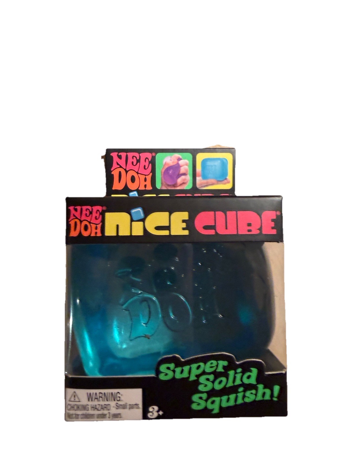 Needoh  Nice Cube - Super Solid Squish! (Blue) - Brand New/Factory Sealed!