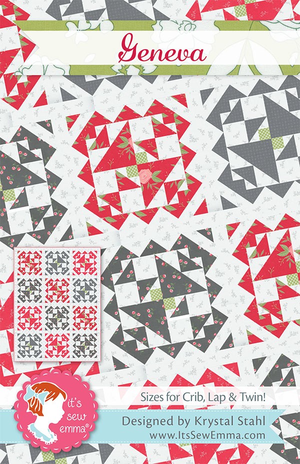 It's Sew Emma GENEVA Fat Quarter Pattern