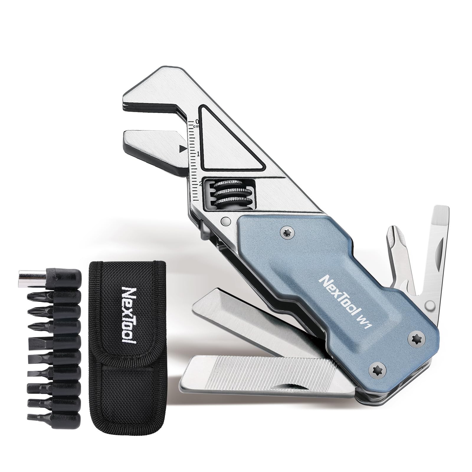 6 In 1 EDC Multi Tool Wrench Pocket Multitool Folding Knife Pocket Size Tool
