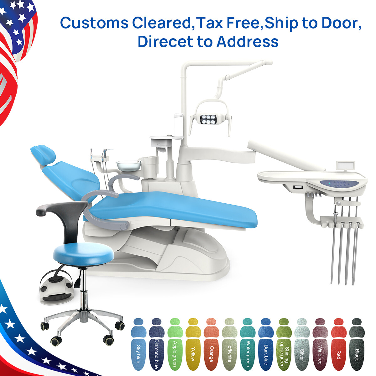 Dental Chair Unit Computer Controlled DC Motor MULTIPLE SYSTEMS WORK TOGETHER