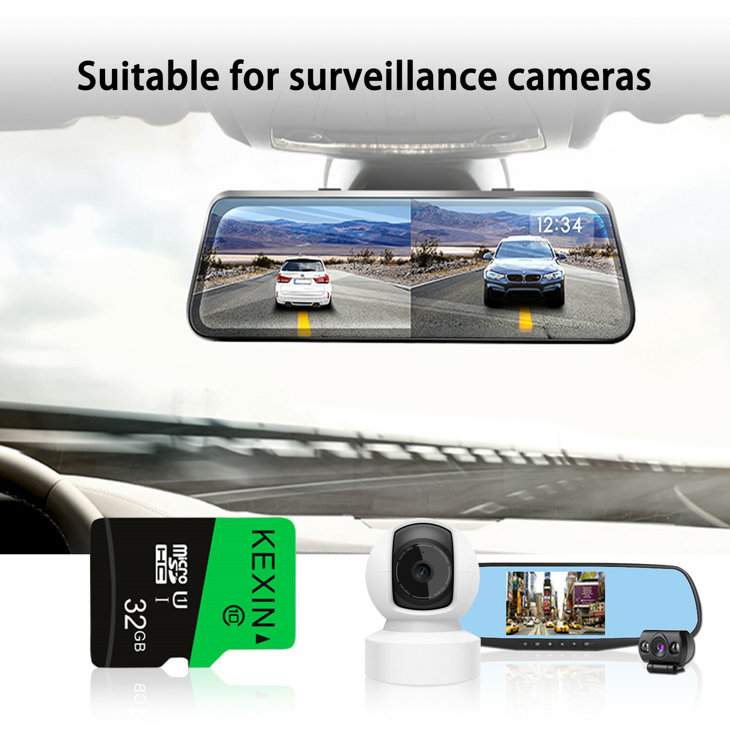 3PCS 32GB Micro SD Memory Card SDHC Class 10 Flash TF Card For Phone Camera