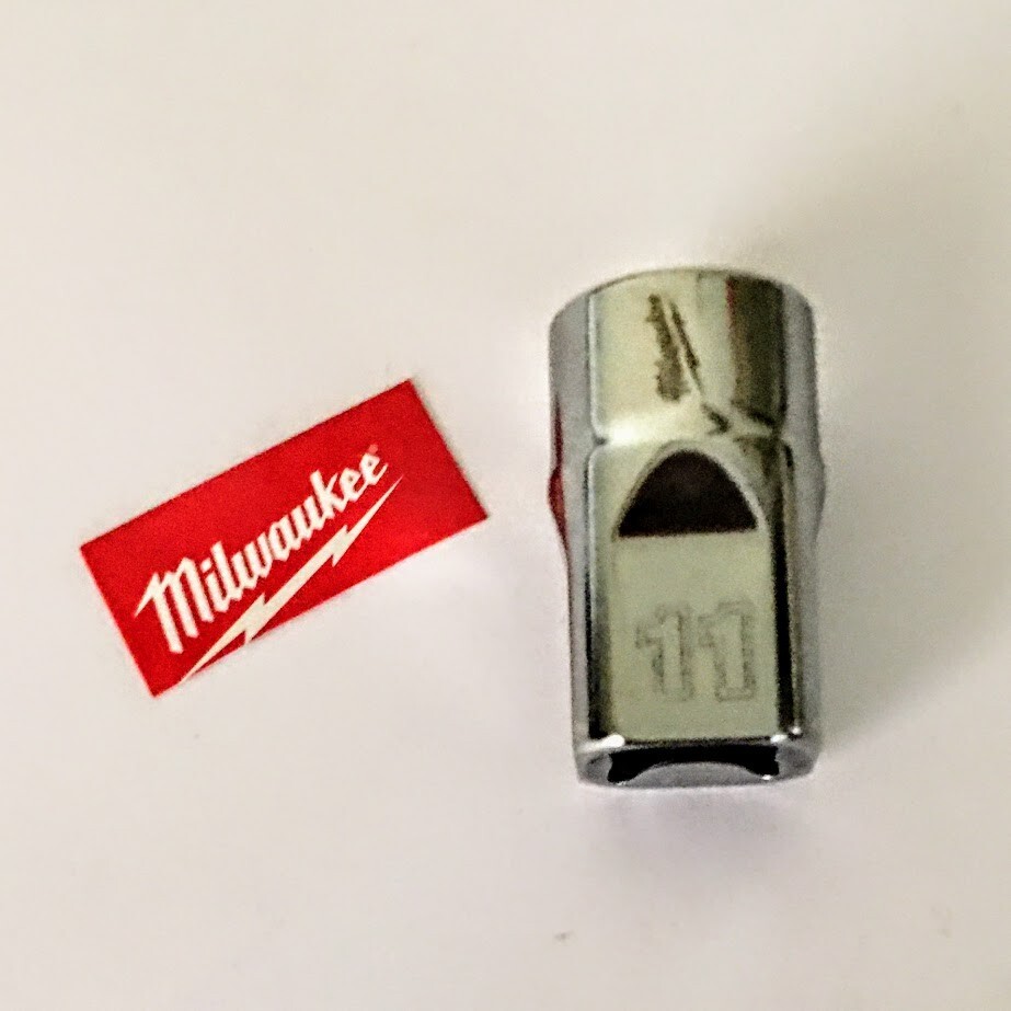Milwaukee  11mm x 3/8 In. Dr  6-Point Standard Socket Free USA Shipping