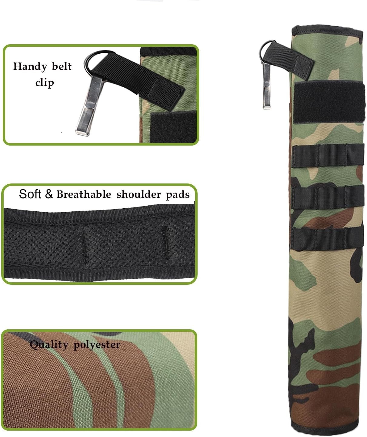 Customizable Molle Back Arrow Quiver - Perfect for Target Shooting Enthusiasts