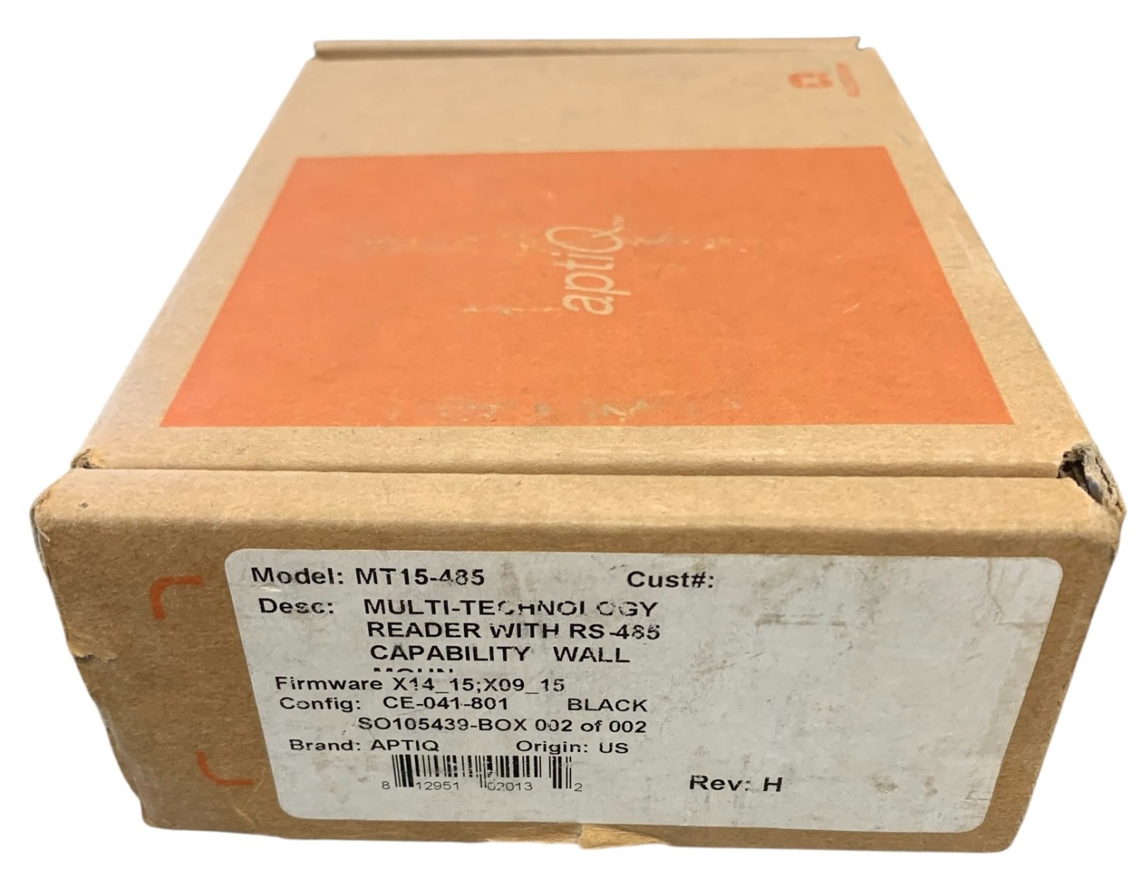 Aptiq MT15-485 Multi-Technology Reader with RS-485 Capability