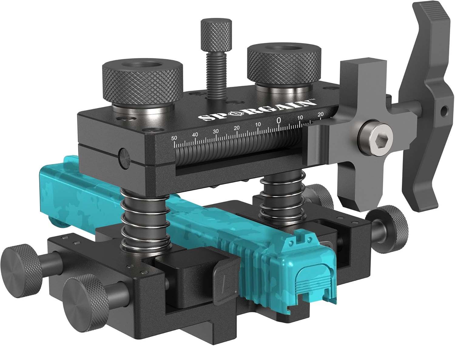 SporGain Pistol Sight Pusher Tool for Square Slides, Front Rear Adjustment Tool