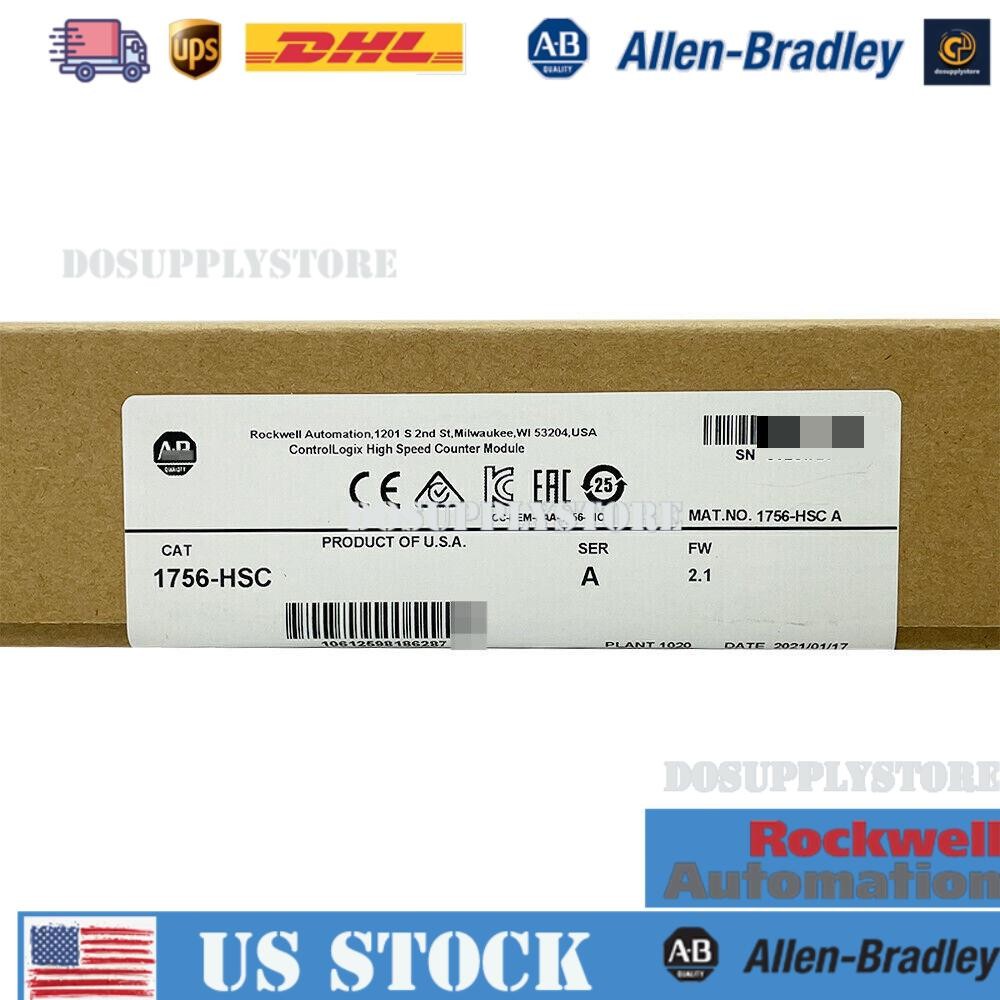 New Factory Sealed AB 1756-HSC /A ControlLogix High Speed Counter Module 1756HSC