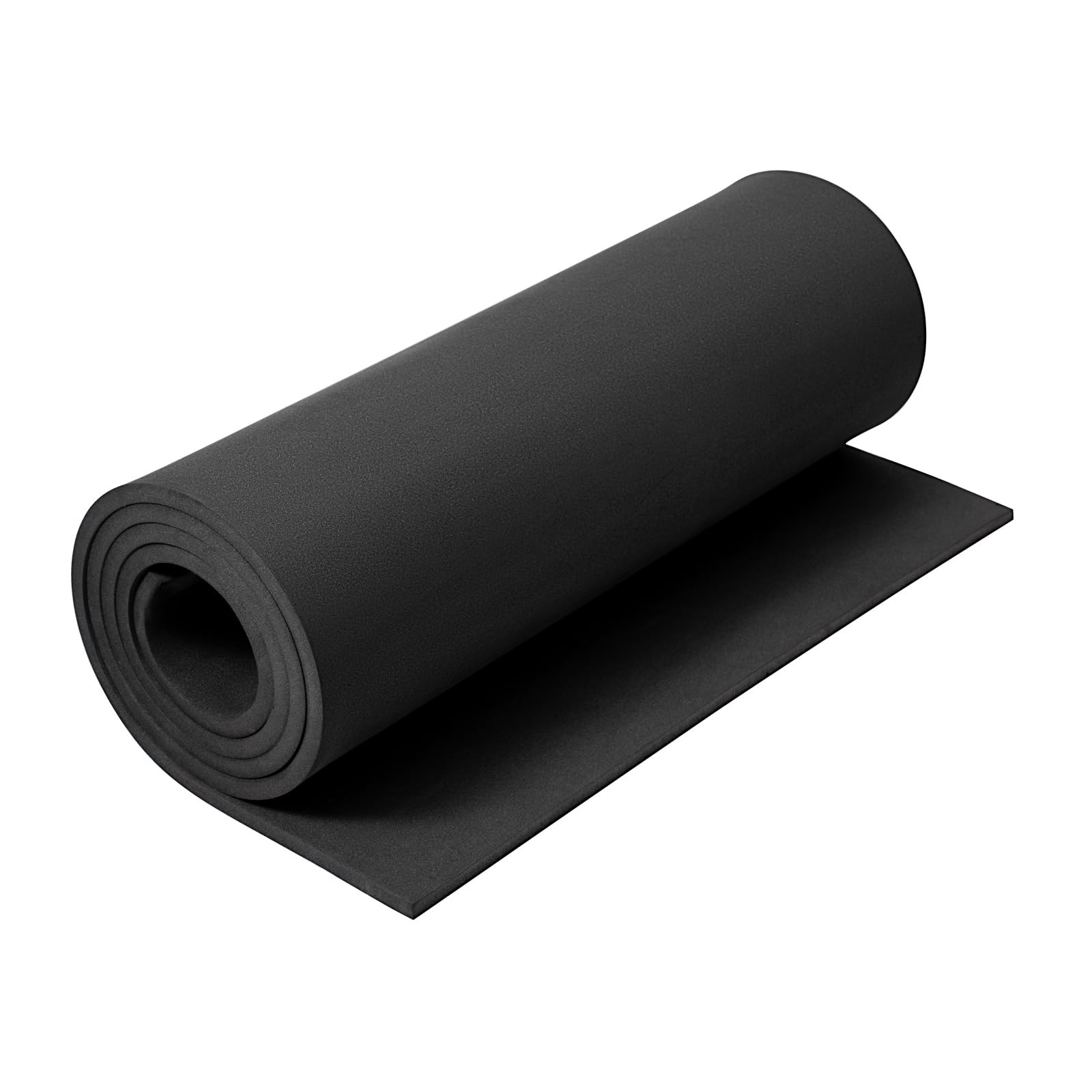 AMZQNART EVA Foam 8mm, Cosplay Foam 16 x 59in 6.5sqft Black, Suitable for