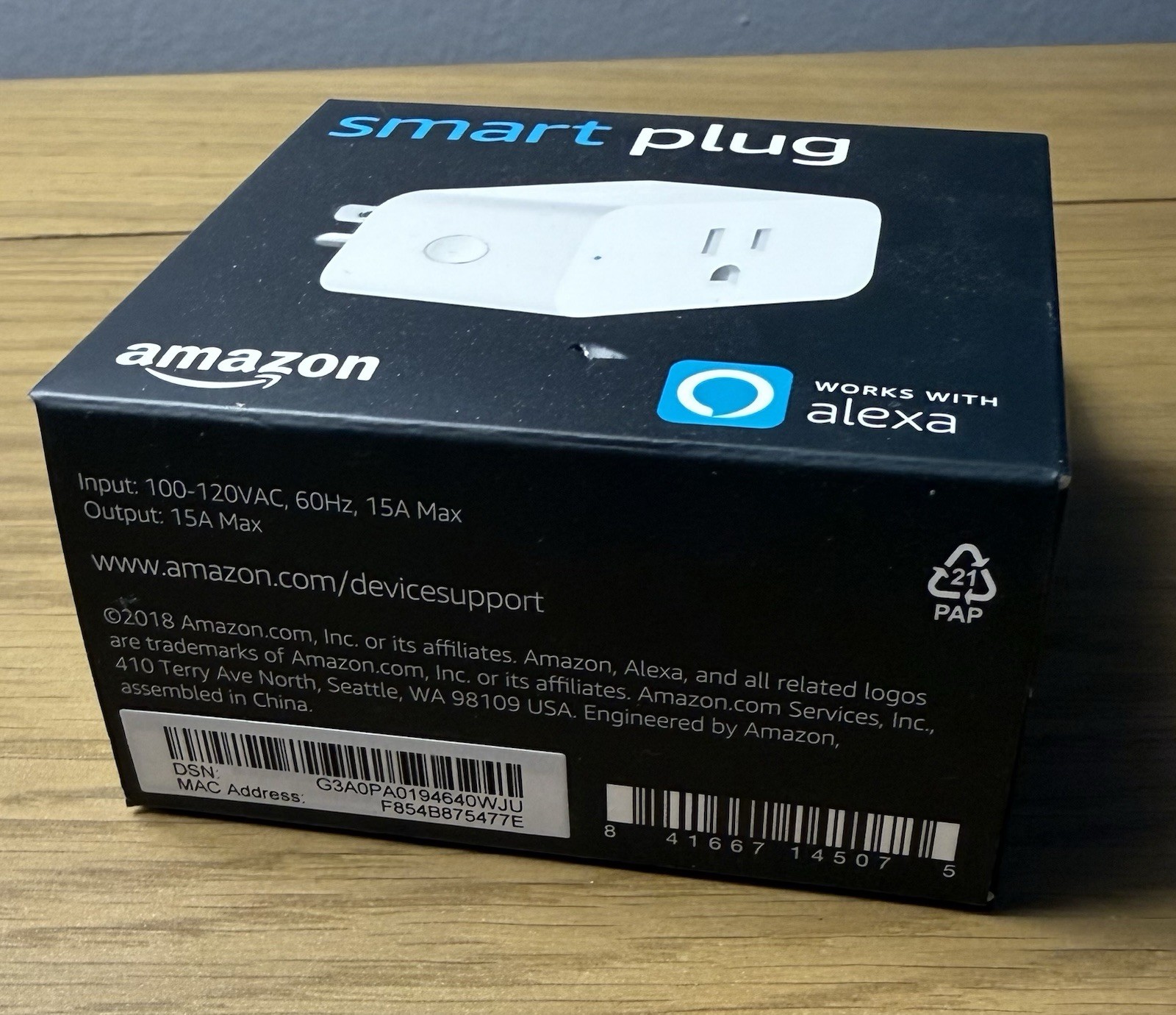 NEW Smart Plug Amazon Factory Sealed