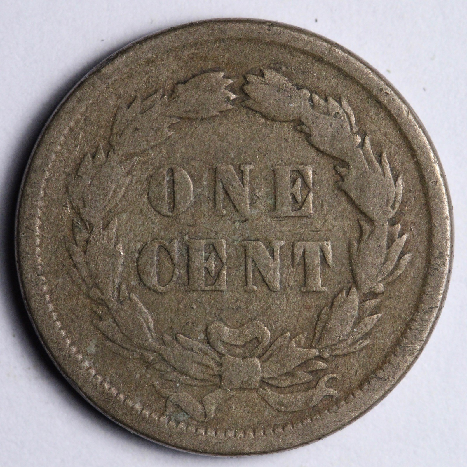 1859 Indian Head Cent Penny FINE E128 SWKCJ