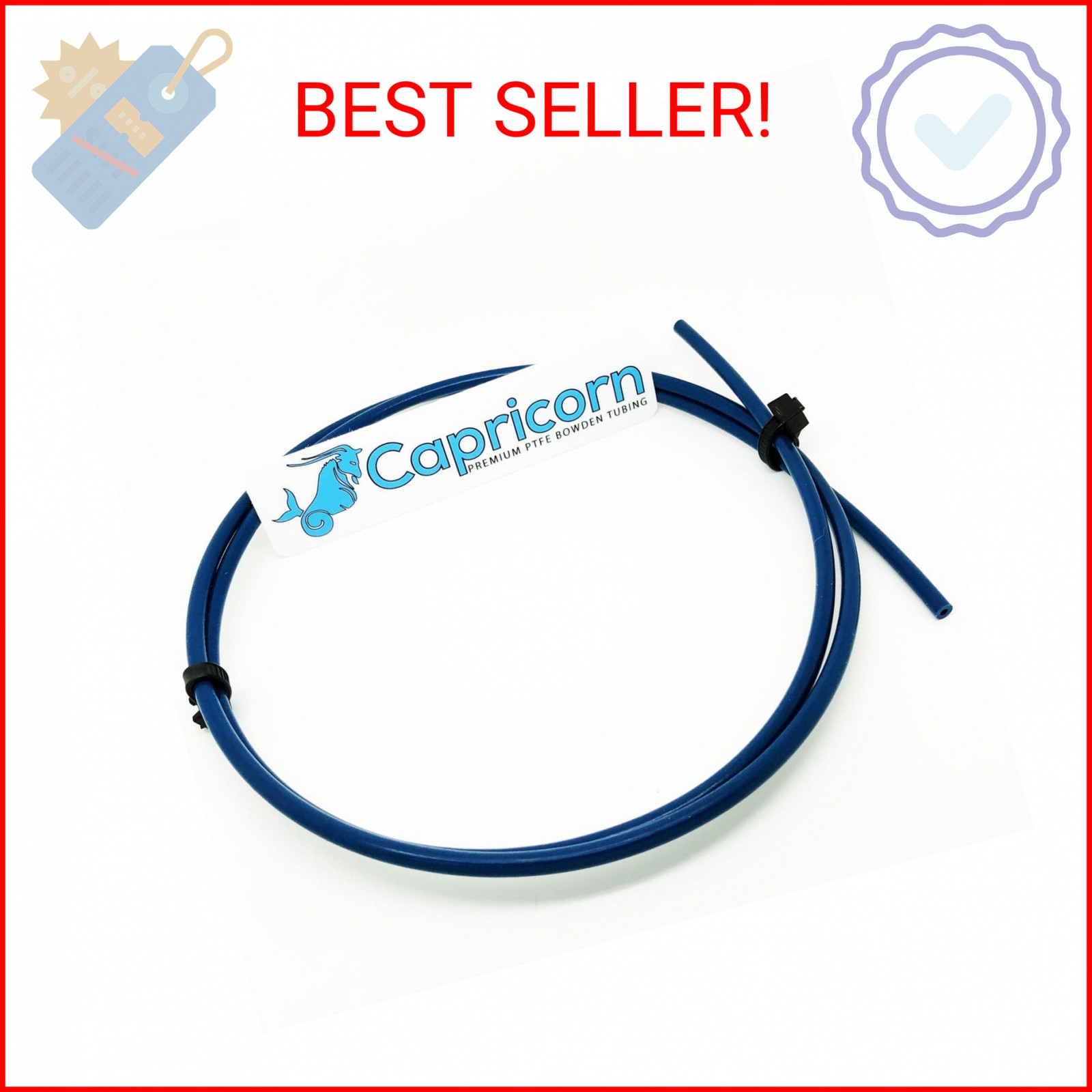 Capricorn Bowden PTFE Tubing XS Series 1 Meter for 1.75mm Filament (Genuine Capr