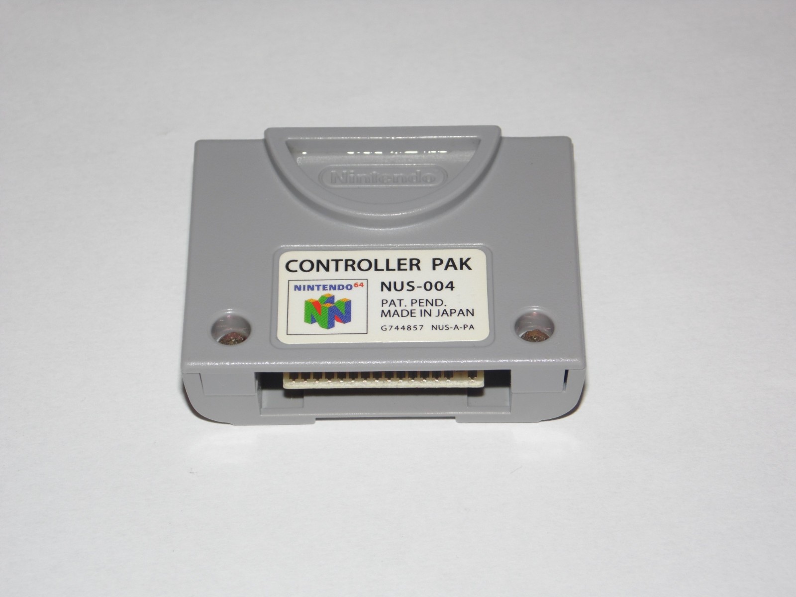 Nintendo 64 Controller Memory Pak nus-004 Authentic & Original! 100% Guaranteed!