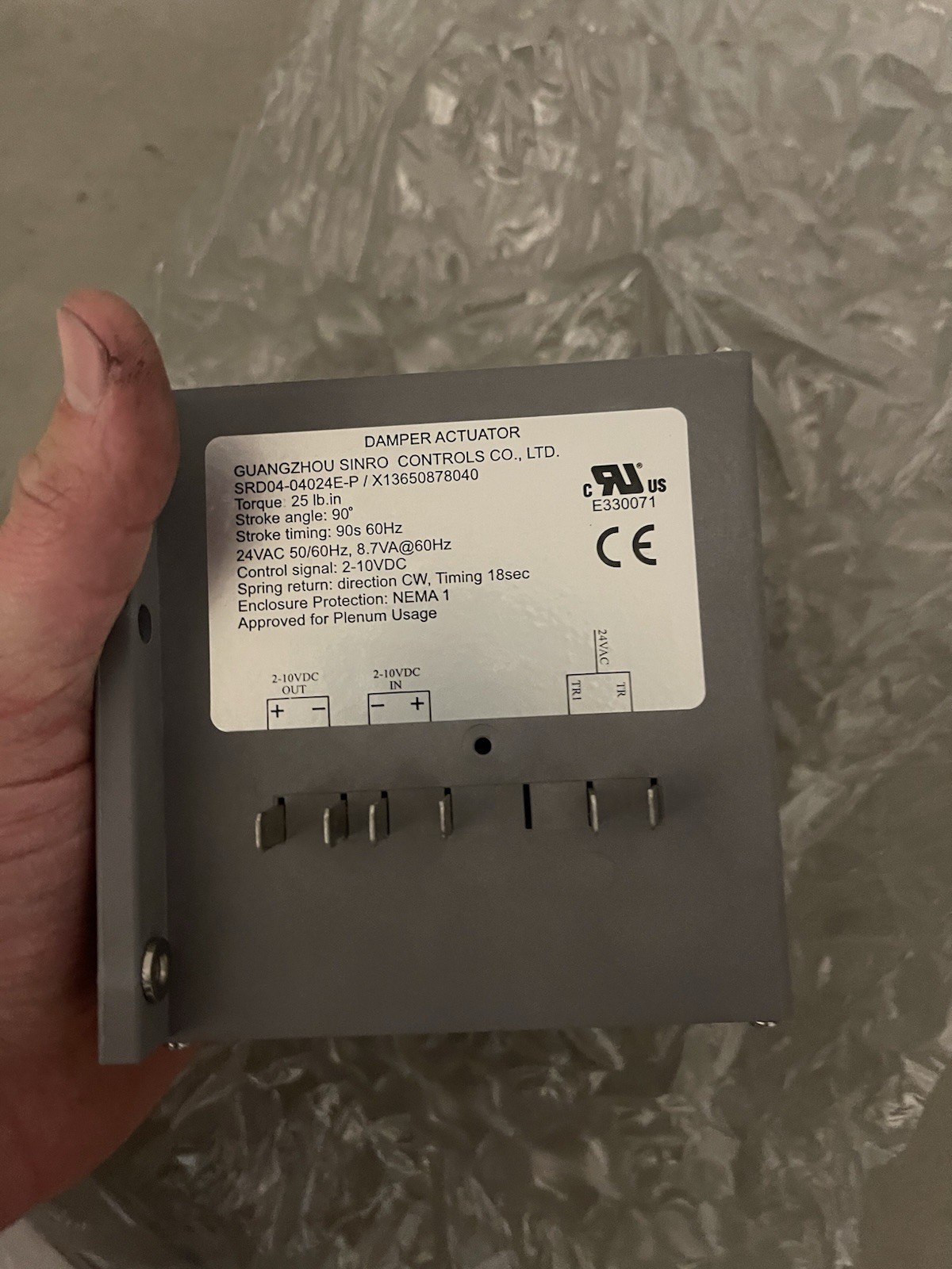 Trane ReliaTel Economizer Module MOD03099 + Actuator MOD01301 NEW