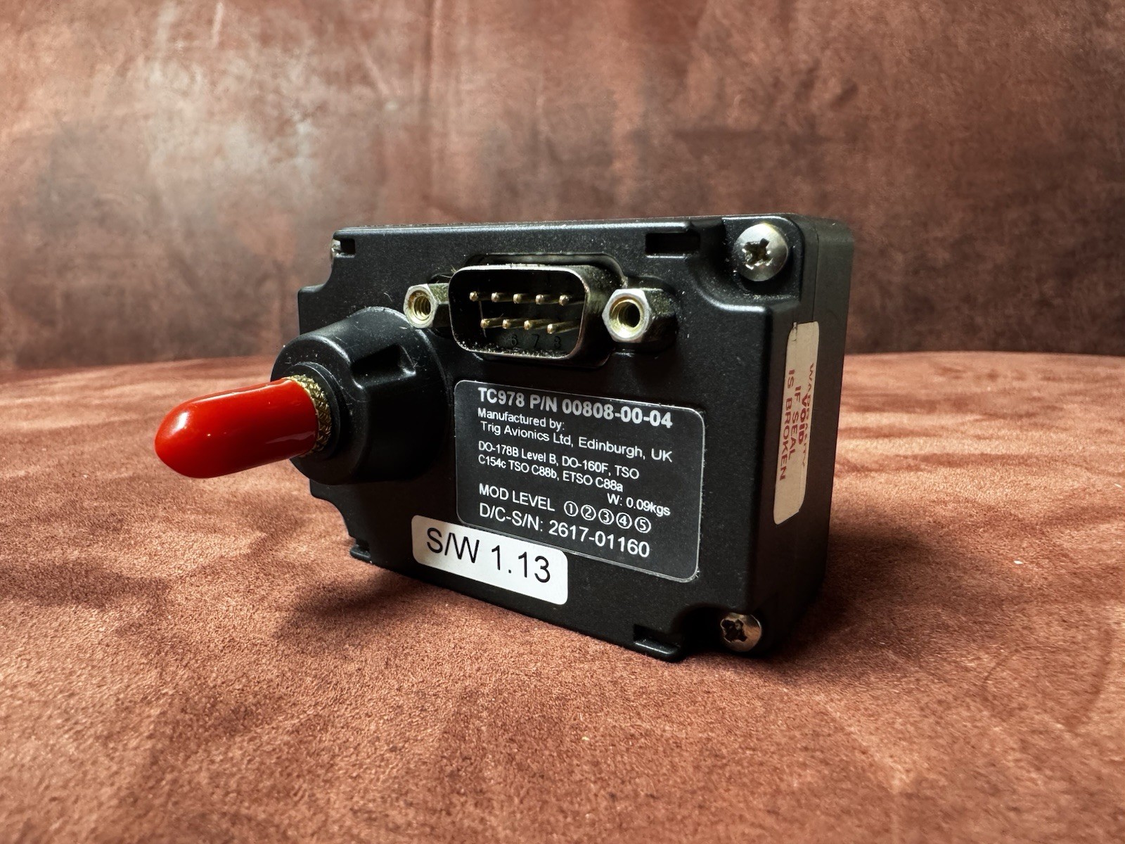 Trig Avionics TC-978 ADS-B Controller - PN: 00808-00-04