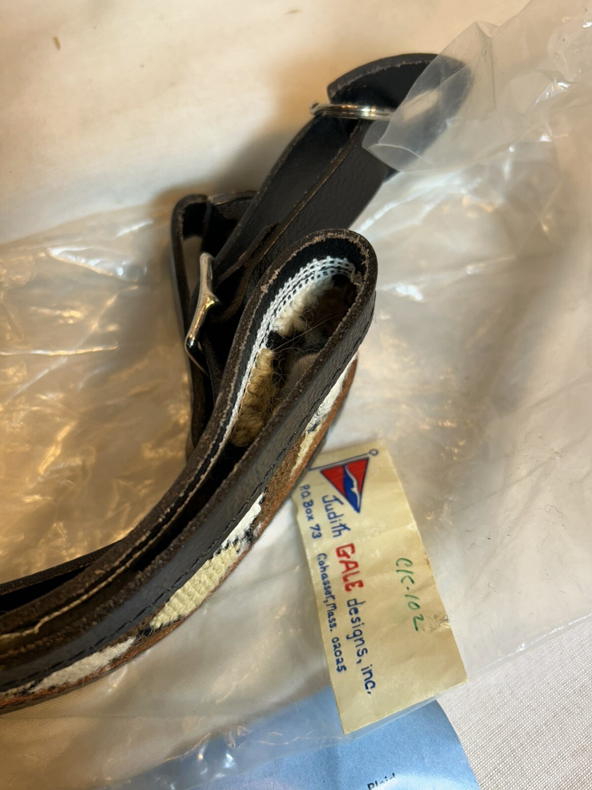 Camera Strap Leather 17” Judith Gale Designs Ma.