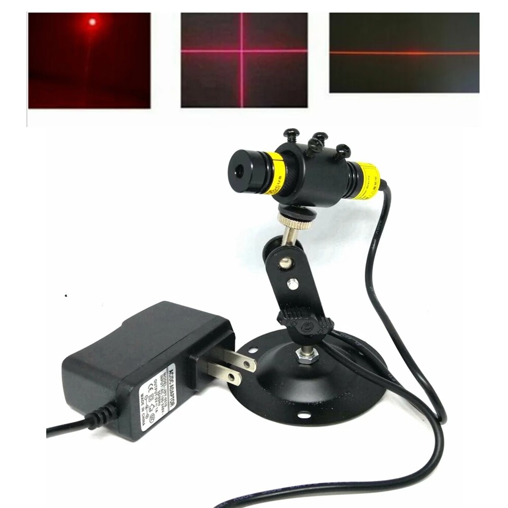 650nm Red 10/50/100/150/200/250mw Dot/Line/Cross Laser Diode Module Holder Power
