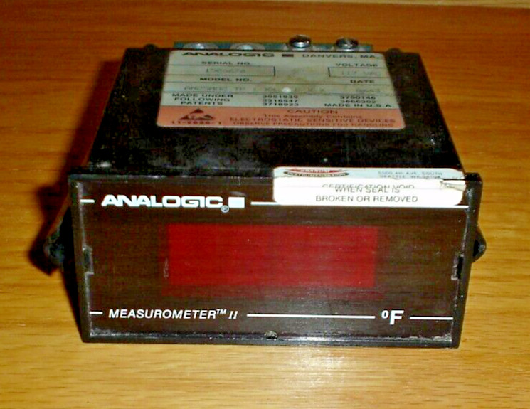 Analogic Measurometer II AN25M02 TP 1 XX J F X X Panel Meter
