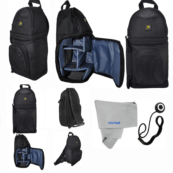 ACCESSORIES BUNDLE KIT INCLUDES BAG FLASH LENSES FOR CANON EOS M200 MIRRORLESS