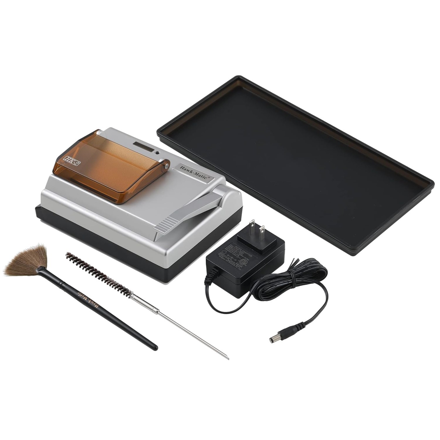 HawkMatic HK2 Electric Cigarette Rolling Machine - Silver