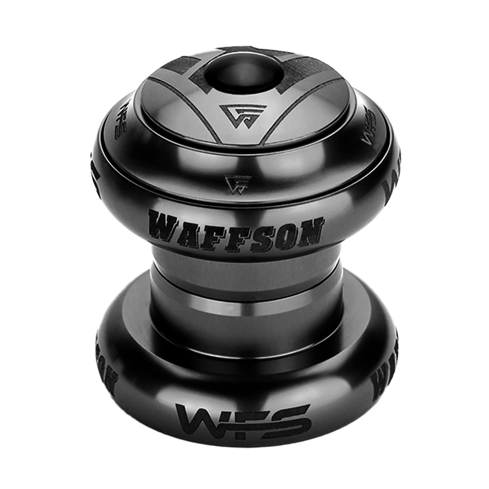 WFS NV.73 1 Inch CNC Alloy Threadless Headset with Top Cap , Black
