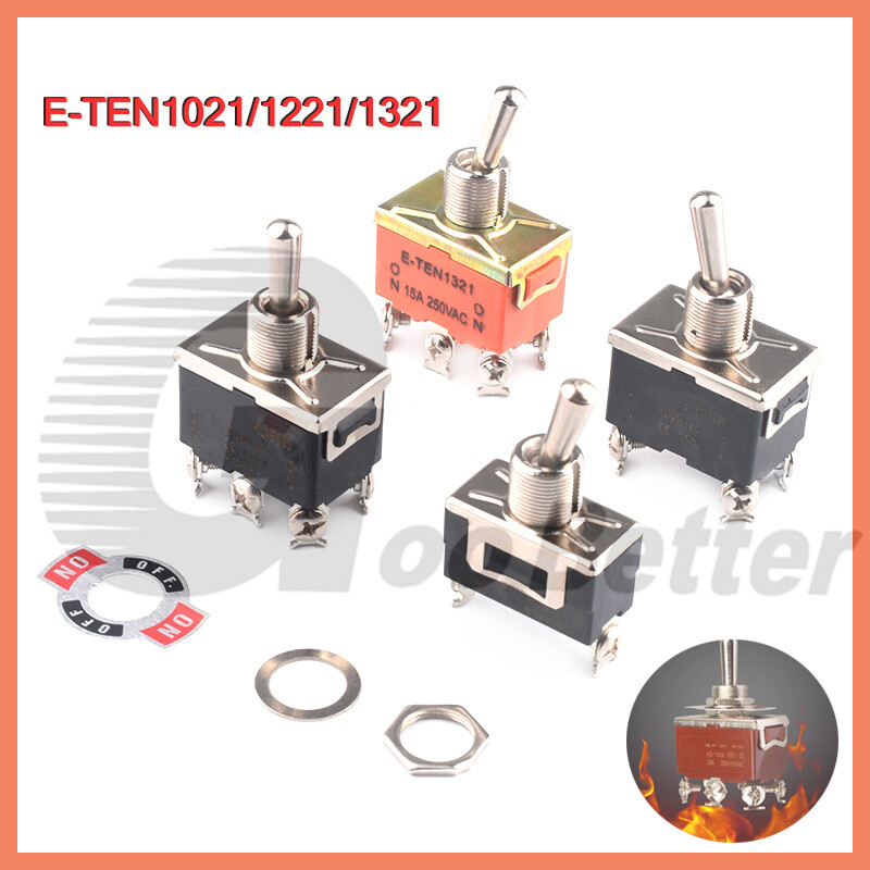 Heavy Duty Toggle Switch On-Off/On-Off-On 2 3 Position SPST 2 4 6 Pin 5A 250VAC