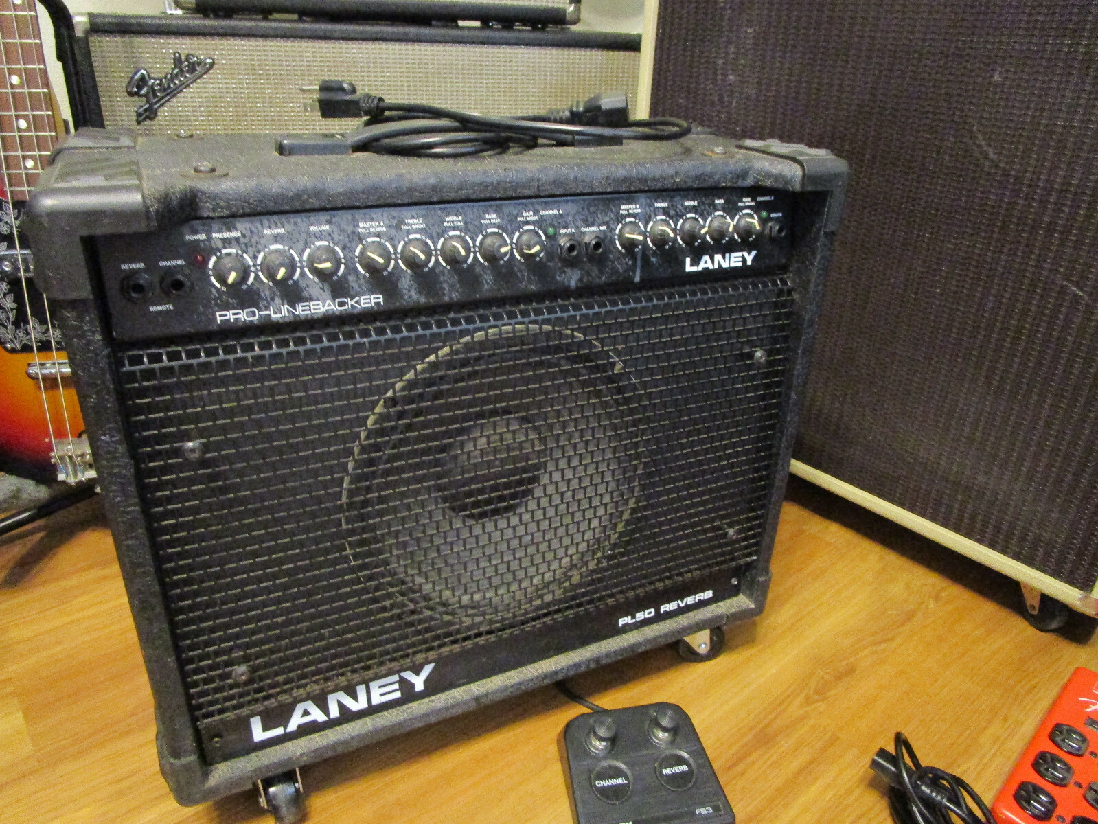 Vintage Laney 50W PL50 w/Reverb     LOCAL PICKUP ONLY